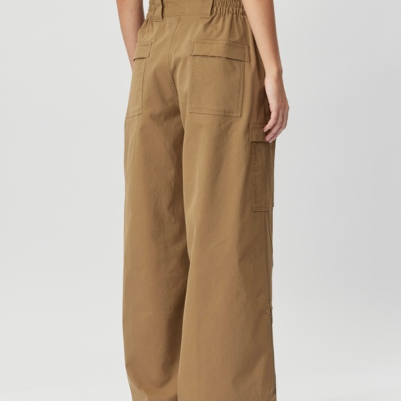 New Nike Jordan Chicago Women’s Heavyweight Cargo Pants Brown Kelp Oversized Fit - Picture 12 of 15